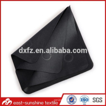 Personalized Factory Embossed Microfiber Glasses Black Cleaning Cloth